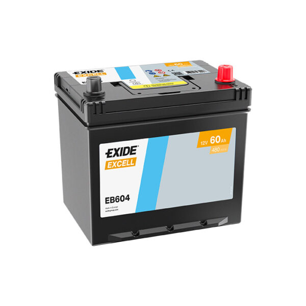 Exide Excell EB604 60 Ah Accu