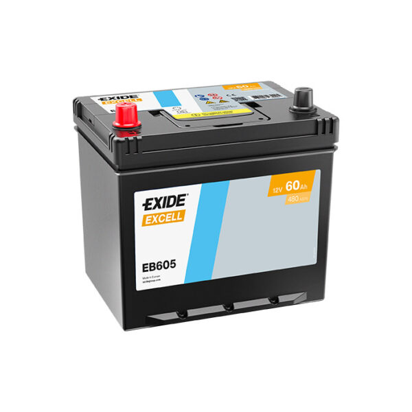 Exide Excell EB605 60 Ah Accu